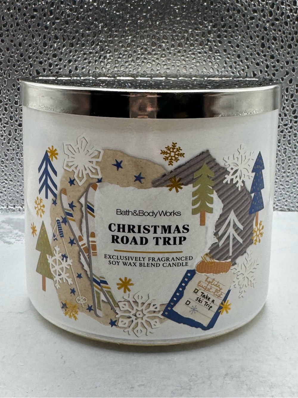 Bath & Body Works Christmas Road Trip 3 Wick Candle